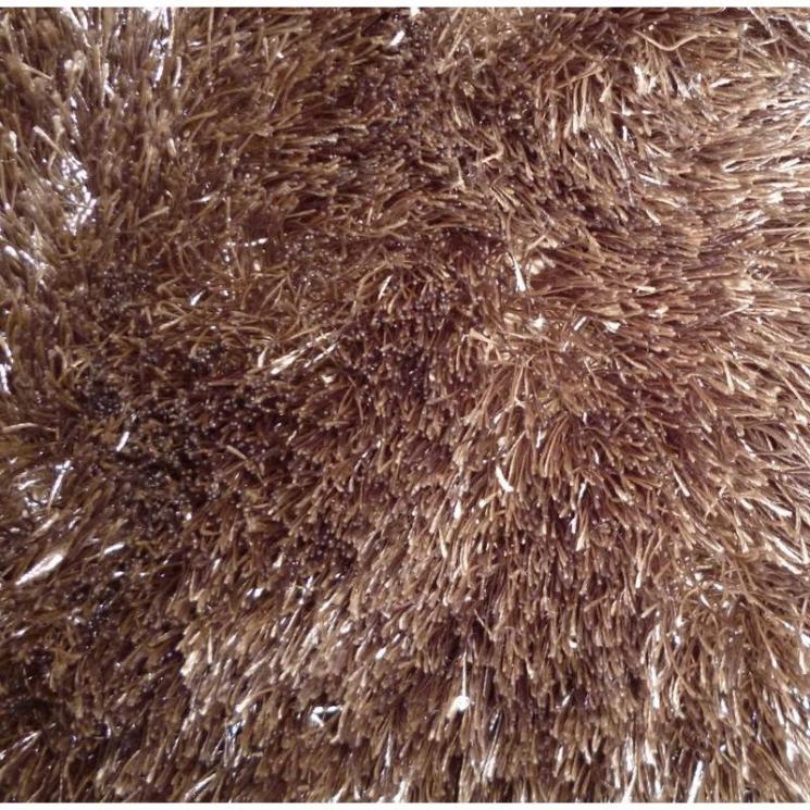 Пухнастий килим бронзового кольору Shaggy Fluo SL Carpet - фото