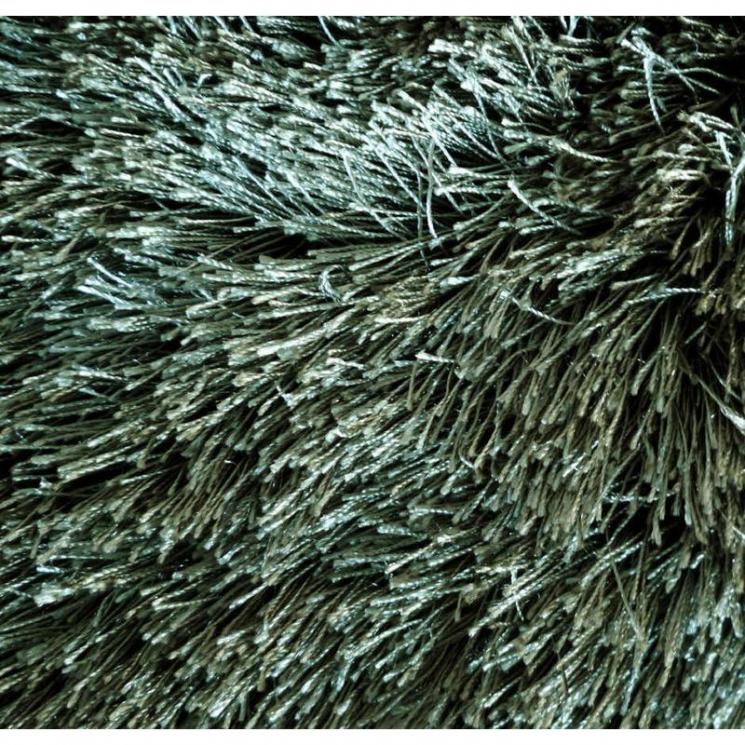 М'який пухнастий килим оливкового кольору Shaggy Fluo SL Carpet - фото