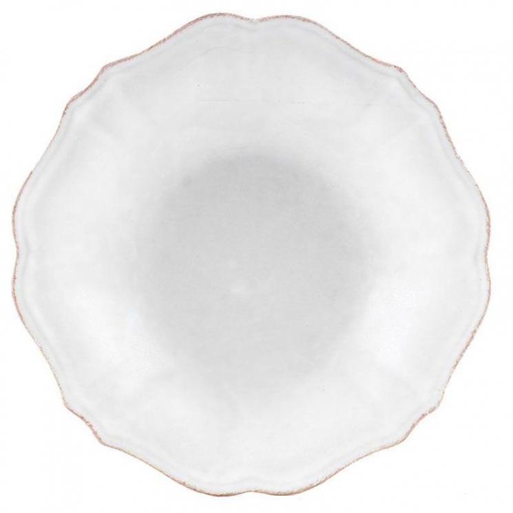 Біла супова тарілка із колекції кам'яної кераміки Impressions Costa Nova - фото