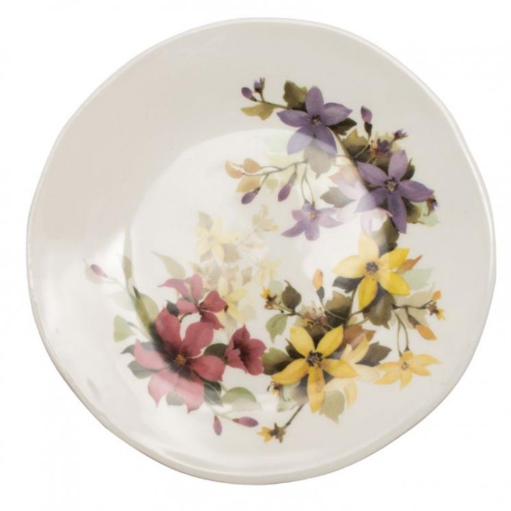 Тарілка для романтичного сервування «Квітковий настрій» Ceramica Cuore - фото