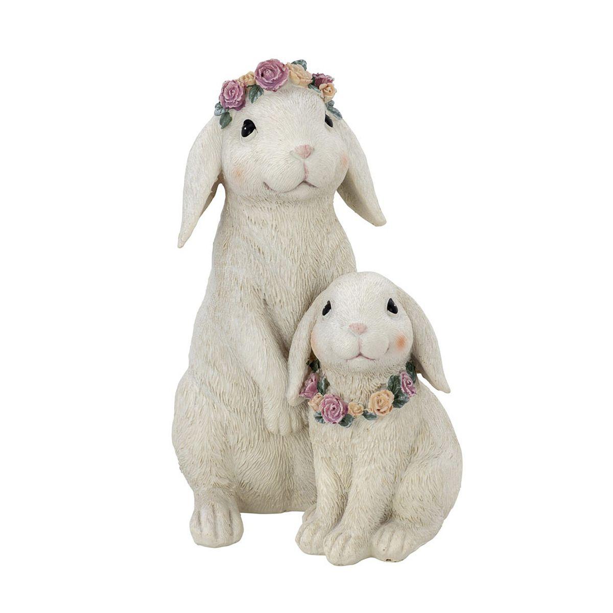 Статуетка для декору "Кролики з віночками"