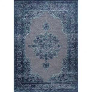 Килим м'який синій Farashe SL Carpet