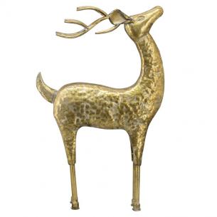Металева статуетка золотистого кольору "Олень" Doré