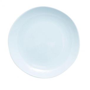 Керамічна обідня тарілка блакитного кольору Ritmo