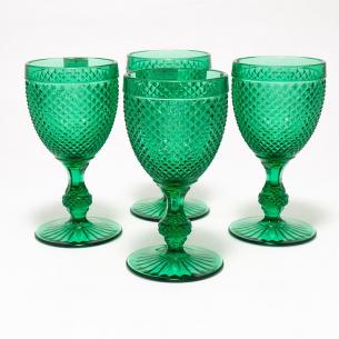 Набір із 4-х бокалів для води зеленого кольору Vista Alegre