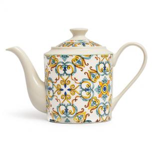 Чайник із фарфору з яскравим візантійським орнаментом Medicea