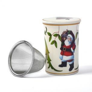 Чашка-заварник із ситечком та кришкою Christmas Maison