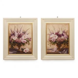 Набір з 2-х картин з трояндами та дзвіночками "Квіти"