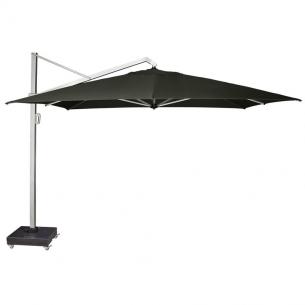Квадратна сіро-чорна вулична парасоля Icon premium
