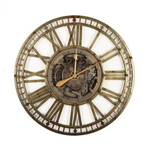 Настінний годинник великий стилю стимпанк Farnham Skeleton Clocks
