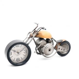 Годинник у вигляді мотоцикла Orange Chopper Loft Clocks & Co