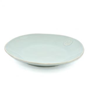 Бірюзова обідня тарілка із високоміцної кераміки колекції Nova