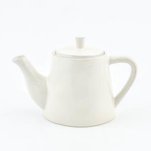 Білий керамічний заварник для чаю Nova