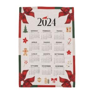 Кухонний бавовняний рушник Calendario 2024