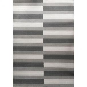 Килим із сірими та білими смугами Light SL Carpet