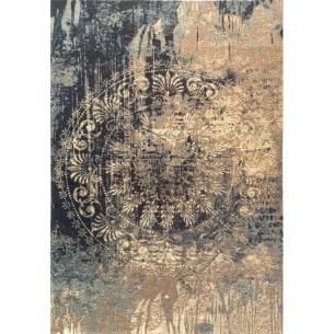 Килим двокольоровий із малюнком Modern Kilim SL Carpet