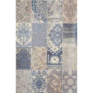 Килим блакитний у стилі арабески Modern Kilim SL Carpet