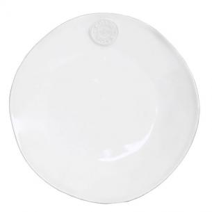 Біла тарілка Nova