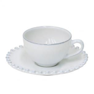 Чашка з блюдцем для кави Pearl