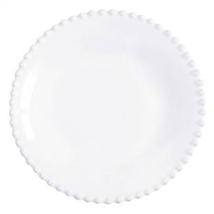 Тарілка для супу біла із міцної кераміки Pearl