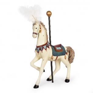 Статуетка керамічна "Кінь з каруселі"