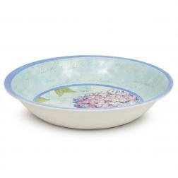 Меламіновий салатник блакитного кольору "Сад гортензій"