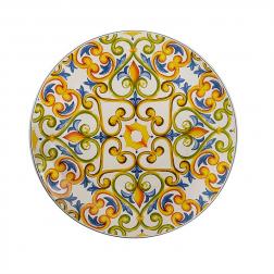 Блюдо кругле з орнаментом у стилі Ренесансу Medicea