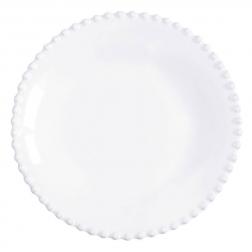 Тарілка для супу біла із міцної кераміки Pearl