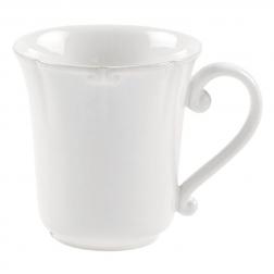 Витончена біла чашка з колекції вогнетривкої кераміки Barroco