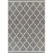 Килим для вулиці сірий з візерунком Sea SL Carpet
