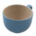 Велика чашка 400 мл коричнево-блакитного кольору Jumbo