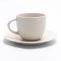 Набір чайних чашок із блюдцями Vesuvio білого кольору, 6 шт.