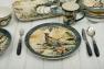Набір з 4-х обідніх тарілок з зображенням фазанів "Щедрий урожай" Certified International  - фото