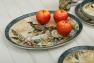 Велике овальне блюдо з кераміки з зображенням фазану "Щедрий урожай" Certified International  - фото