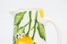 Високий керамічний глечик з барвистим фруктовим дизайном "Сонячний лимон" Villa Grazia  - фото