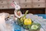 Керамічний менажниця, розписаний вручну, «Кролик з капустою» Palais Royal  - фото