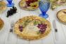 Набір з 4-х обідніх тарілок із зображенням виноградного грона "Сонце в келиху" Certified International  - фото