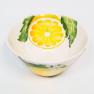 Піала керамічна із барвистої колекції посуду "Сонячний лимон" Villa Grazia  - фото