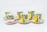 Чашка чайна з блюдцем із колекції столової кераміки "Сонячний лимон" Villa Grazia  - фото