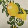 Блюдо керамічне з яскравим малюнком "Сонячний лимон" Villa Grazia  - фото