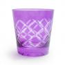 Набір різнокольорових склянок із скла з різьбленим орнаментом Fidelio, 6 шт. HOFF Interieur  - фото