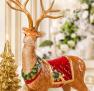 Статуетка оленя в нарядній різдвяній збруї «Зачарований ліс» Palais Royal  - фото