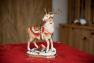 Велика новорічна статуетка оленя Санти «Зимовий сюрприз» Fitz and Floyd  - фото