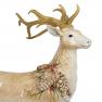Керамічна статуетка граціозного оленя з декором з ялинових шишок "Лісовий мороз" Fitz and Floyd  - фото