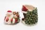 Керамічна новорічна ємність для зберігання "Санта з мішком подарунків за спиною" Palais Royal  - фото
