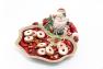 Святкове блюдо з фігуркою Діда Мороза "Різдвяні емоції" Fitz and Floyd  - фото