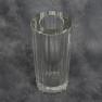 Рельєфна кришталева ваза у формі циліндра Abhika  - фото