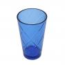 Високі склянки акрилового скла насиченого синього кольору, 4 шт. "Діамантові грані" Certified International  - фото