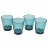 Набір з 4-х склянок з акрилового скла для міцних напоїв "Алмазні грані" Certified International  - фото