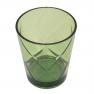 Набір із 4-х міцних зелених склянок з рельєфного акрилового скла "Алмазні грані" Certified International  - фото